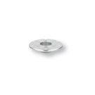Flush mount base 176mm for 60mm column dia. 60 mm satin anodized aluminium 32 mm built-in depth