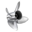 Propeller Rubex L4 Stainless Steel 4-Blade 15.25″ × 18″ LH Interchangeable Hub for 115 HP and Above Engines