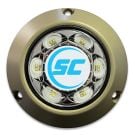 SC-3 Underwater Light - Anodized Aluminium - Surface Mount - Blue/White - 3000 Lumens