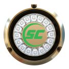 SCR-16 Underwater Light - Bronze - Surface Mount - Aqua Green - 7000 Lumens