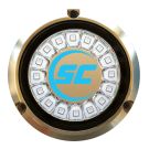 SCR-16 Underwater Light - Bronze - Surface Mount - Bimini Blue - 7000 Lumens