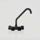 MRK4100 J Spout Mixer with Flow Breaker - Brass Black Matt