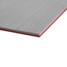 SeaDek Decking Sheet Two-Colour Storm Gray/Ruby Red 6 mm Brushed 40″ × 80″