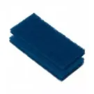 Scrub Pad Blue Medium (2pc) 10 x 25 x 2.5cm DM251, pack of 2pcs