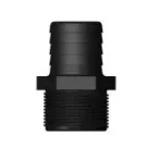 Hose connector Black 3/4