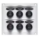 Panel waterproof White 6 switch