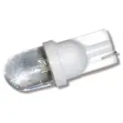 Bulb LED Wedge Base 12V 40mA 2-LED 6000mcd White