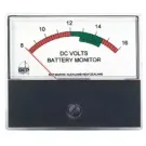 Voltmeter analog 8-16V DC