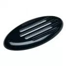 Horn grill Black screw-in type ABS