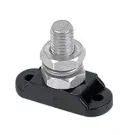 Stud insulated 10 mm negative Black