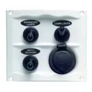 Panel waterproof White 3 switch