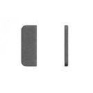 Hinge cap 41x15 mm SS316 electro polished for 11.03.0058/11.03.0070/ 11.03.0071/11.03.0084