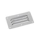 Vent louvred SS304 127 x 67mm electro polished