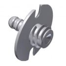 Panel Clip MC-M5 Male self tapping - Metal range (5 kg pull out load)