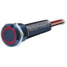 Switch BTASMTSW-L/MB momentary 12V Blue LED Black Anodized Aluminium Programmable (at 5,10,15,20A) Resettable Push Button