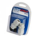 Cable gland twin pack SB-2G 4-12mm cables IP67