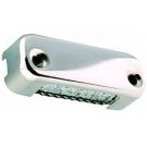 Light blue LED micro 12V horizontal mount SS bezel 0.66W