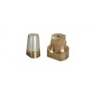 Anode Propeller Nut Hexagonal Shaft Dia. 60mm Outer Dia. 90mm Height 41mm Brass Nut