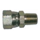 Adaptor steel G3/8 conic JIC FT9/16 for hydraulic flexible hose