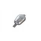 Anode hull Zn 1 Kg L120 x W78 x H25 mm weld-on