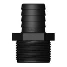 Hose connector Black 1-1/2
