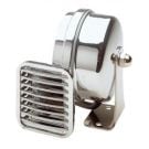 Horn compact 24V single High pitch 109dB Type TN L80xB79xH90 mm (Made of chrome plated ABS & SS with SS mounting brackets)