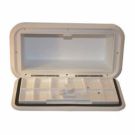 Glove box non-locking cam latch Polar White