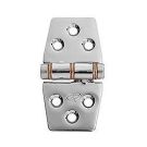 Hinge friction 38 x 76 mm reversed SS 304 electro polished