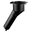 Rod cup holder ABS round top 30 deg. drain barb 3/8