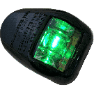 Navigation Light Orionis-A 112.5° Starboard Green 12/24V LED Black Housing