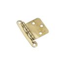 Hinge non mortise 65 x 46 mm Brass polished