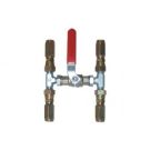 Valve bypass for Dia. 18 mm inflexible hydraulic hose