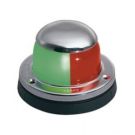 Navigation bicolour 12V SS with black polymer base horizontal mount light