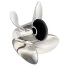 Propeller Rubex HR4 Stainless Steel 4-Blade 13″ × 21″ RH Interchangeable Hub for 40–140 HP Engines