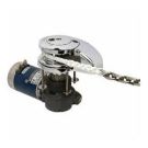 Hydraulic Windlass VWLP1000 Vertical/Horizontal - Low Profile, 20 LPM, 100 bar, 700 kg Max Pull, 6-10mm Chain, 100mm TDC