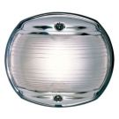 Navigation mast 24V chromed Brass with black polymer base vertical mount side light