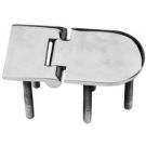 Hinge 76x40 mm 45 mm stud casted S316