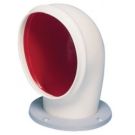 Ventilator Cowl Jerry 2 75mm PVC with Synthetic Ring and Nut