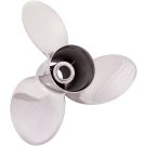 Propeller Rubex L3 Plus Stainless Steel 3-Blade 15.625″ × 23″ RH Interchangeable Hub for 115 HP and Above Engines