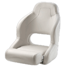 Seat helm PILOT CHSPORTW flip-up squab with white artificial leather upholstery without pedestal