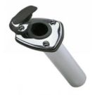 Rod holder 65 deg. with drain & 1-5/8