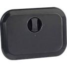 Hatch access top black 243x606mm (LxB)