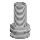 Thru-hull fitting Long White 3