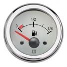 Gauge fuel level FUEL12WL white 12V cut-out Dia. 52 mm excluding sensor