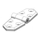Hinge 35x96mm White (Pair) GRP
