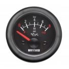 Gauge oil pressure OIL24B black 24V (0-8kg/cm2) cut-out Dia. 52 mm excluding sensor