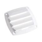 Vent louvred 85 x 85 mm White plastic
