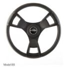 Steering Wheel 013 black + soft grey paint keyed hub