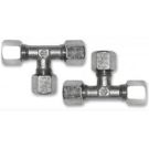 T piece set Dia. 12 mm for inflexible hydraulic hose
