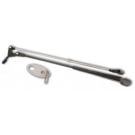Wiper arm 450-600 mm pantograph + mounting kit (for 215BD wiper motor)